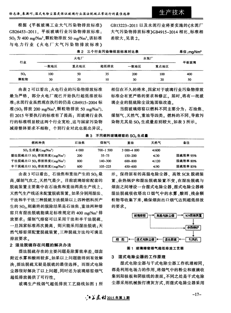 濕式電除塵器是保證玻璃行業(yè)濕法脫硫正常運行的*佳選擇